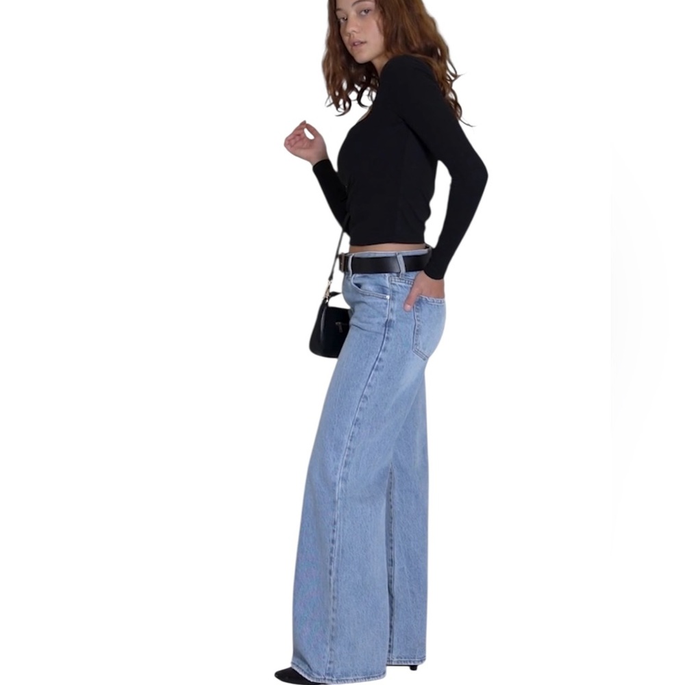 NEW Pacsun Low Rise Super Baggy Jeans 27 Wide Leg Relaxed Streetwear Skater - Picture 8 of 15